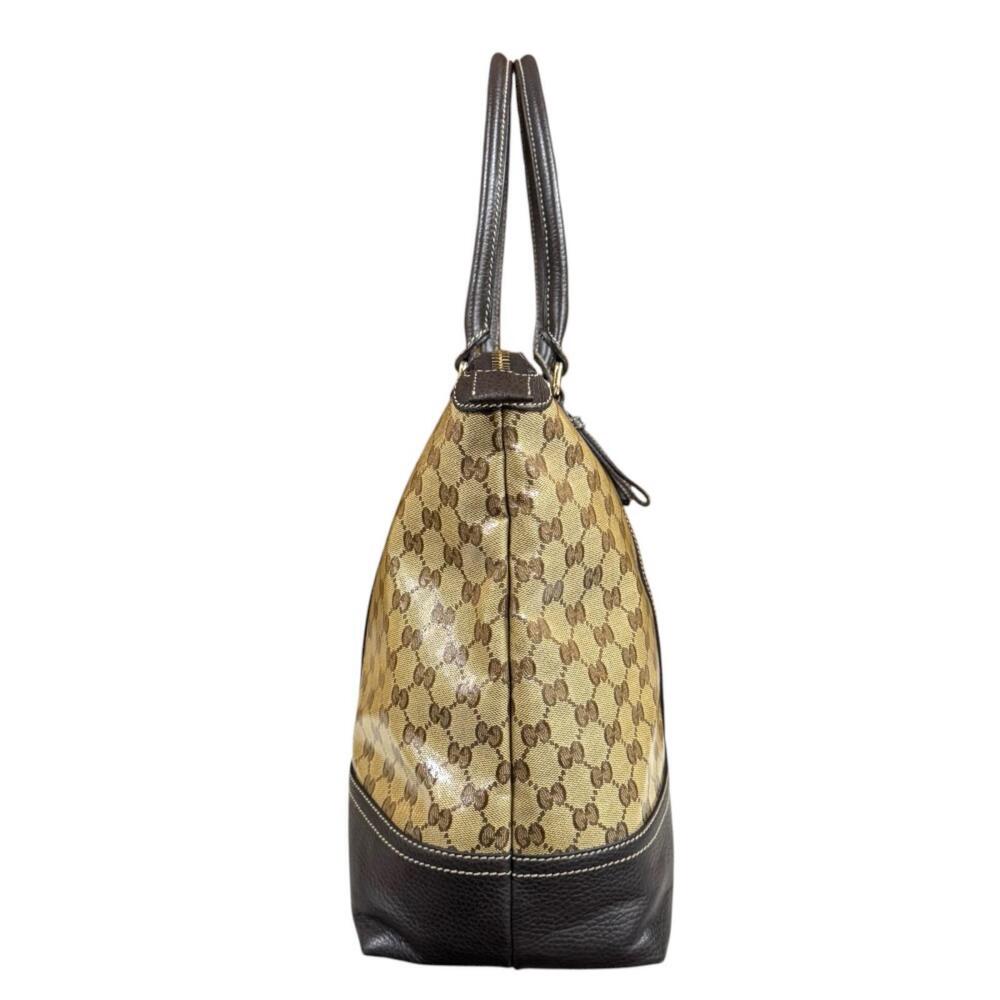 Gucci GG Crystal Tote Bag Canvas Brown - Picture 3 of 8